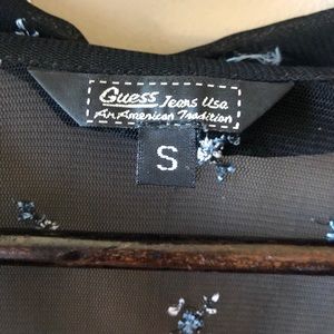 Guess vintage mesh top!